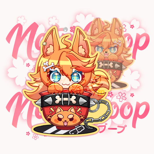 IndieTuber Cup Keychain: BuffPup