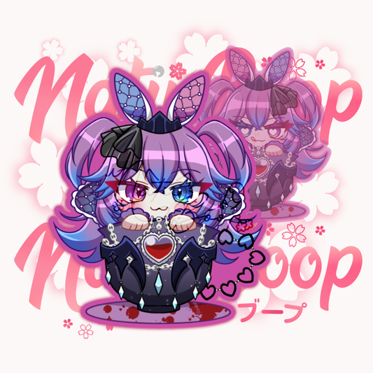 IndieTuber Cup Keychain: Cottontail