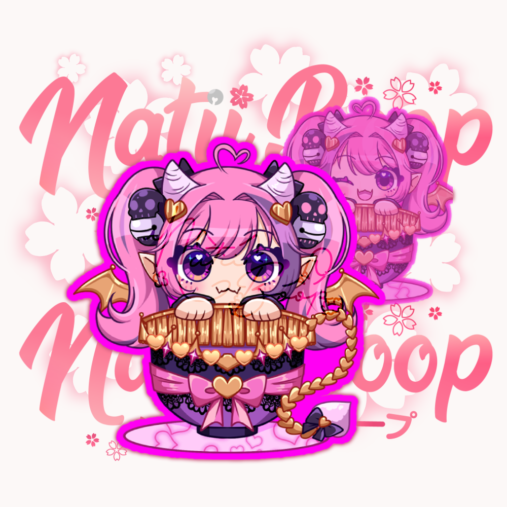 IndieTuber Cup Keychain: Ironmouse