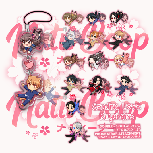 Sending Love Keychains