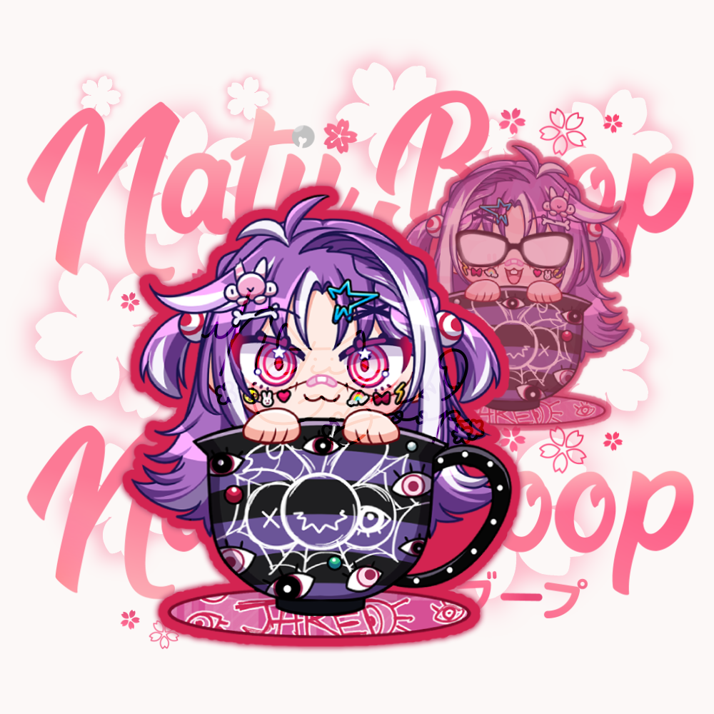 IndieTuber Cup Keychain: Michi Mochievee