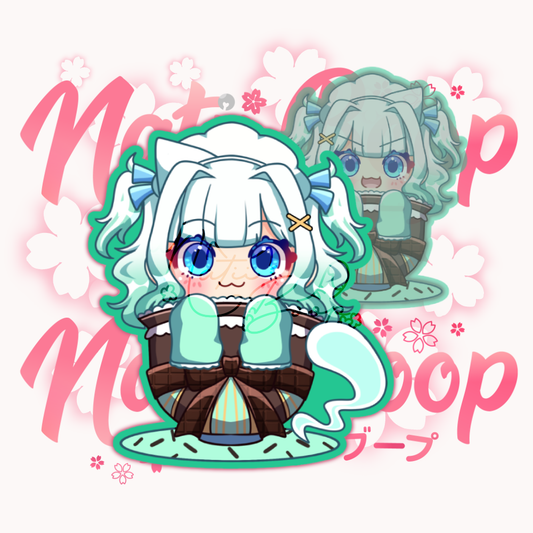 IndieTuber Cup Keychain: Mint Fantome