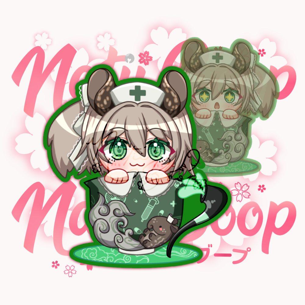 IndieTuber Cup Keychain: Nimi Nightmares
