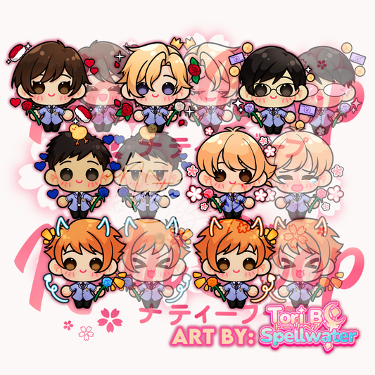 Host Club Phone Charm