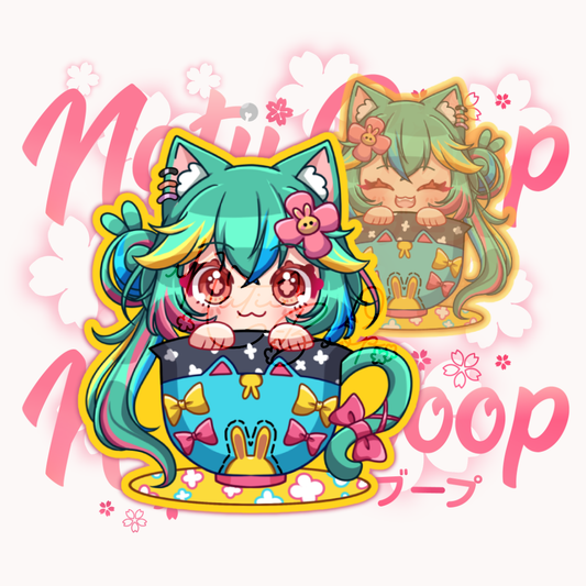 IndieTuber Cup Keychain: Rosedoodle